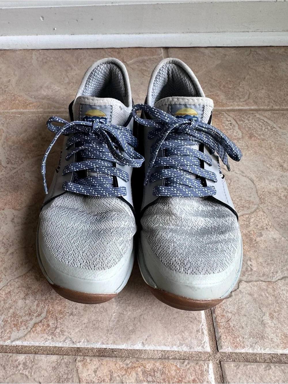 LEMS Mesa Shoes Gray Lunar Lightweight Trail Hiking Sneakers